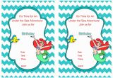 Little Mermaid Birthday Invitations Free Printables Little Mermaid Birthday Invitations – Birthday Printable