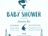 Little Mermaid Bridal Shower Invitations Little Mermaid Baby Shower Invitation by Invite Shop