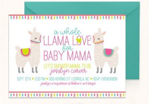 Llama Baby Shower Invitations Llama Baby Shower Invitation Llama Invitation Digital