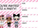 Lol Party Invitation Template L O L Surprise Invitations Bella Ideas Surprise