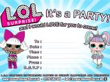 Lol Party Invitation Template Lol Party Downloads Childrens Entertainer Parties Surrey