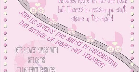Long Distance Baby Shower Invitation Wording Baby Shower Invitation Long Distance Boy or by Mymommysdesigns