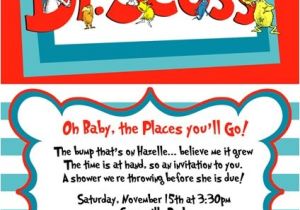 Lorax Baby Shower Invitations Dr Seuss All Characters Hortons Cat In Hat Lorax Thing 1