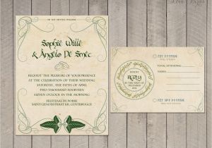 Lord Of the Rings Wedding Invitation Template Perfect Lord Of the Rings Stationary Ur57