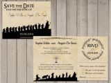 Lord Of the Rings Wedding Invitation Template Wedding Invitation Set Lord Of the Rings Save the Date