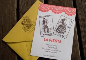 Loteria Wedding Invitations Items Similar to Mexican Loteria Digitally Printed Wedding