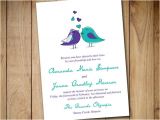 Love Birds Wedding Invitation Template Love Bird Wedding Invitation Template by Paintthedaydesigns