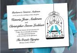Love Birds Wedding Invitation Template Love Bird Wedding Invitation Template Turquoise Black