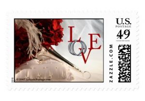 Love Stamps for Wedding Invitations Love Wedding Invitation Postage Stamp Zazzle