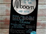 Love You to the Moon and Back Baby Shower Invitations I Love You to the Moon and Back Baby Shower by Hennigdesigns
