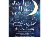 Love You to the Moon and Back Baby Shower Invitations Love You to the Moon & Back Baby Shower Invitation