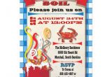Low Country Boil Party Invitations Low Country Boil Party Invitation 5 Quot X 7 Quot Invitation Card