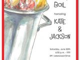 Low Country Boil Party Invitations Low Country Boil Rehearsal Dinner Invites Rehearsal