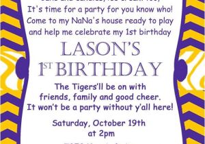 Lsu Party Invitations 53 Best Lsu Bday Party Images On Pinterest Anniversary