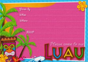 Luau Party Invitation Template Free Party Planning Center Free Printable Hawaiian Luau Party
