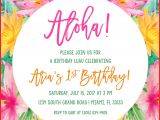 Luau Party Invitations Walmart Luau Invites 32401 Tropical Birthday Invitation Luau