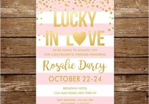 Lucky In Love Bridal Shower Invitations Lucky In Love Bridal Shower Invitation atlantic City