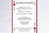 Lucky In Love Bridal Shower Invitations Lucky In Love Bridal Shower Invitation by Rathercleverdesigns