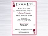 Lucky In Love Bridal Shower Invitations Lucky In Love Bridal Shower Invitation by Rathercleverdesigns