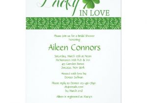 Lucky In Love Bridal Shower Invitations Lucky In Love Bridal Shower Invitation