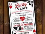 Lucky In Love Bridal Shower Invitations Printable Bridal Shower Invitation Design Lucky In Love