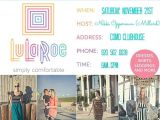 Lularoe Launch Party Invite Nikkis Lularoe Launch Party at Lake O Beach Clubhouse