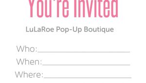 Lularoe Party Invite Template Lularoe Pop Up Invitations by Dsgraphicscreations On Etsy