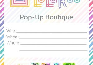 Lularoe Pop Up Party Invite Lularoe Pop Up Invitations by Dsgraphicscreations On Etsy