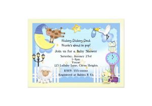 Lullaby Baby Shower Invitations Nursery Rhyme Lullaby Baby Shower Invitations