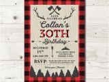 Lumberjack Birthday Invitation Template 30th Birthday Invitations for Him Lumberjack Mens
