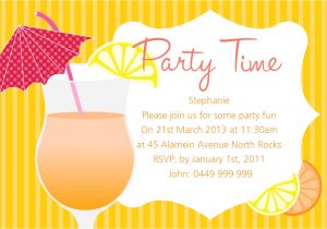 Lunch Party Invitation Template Lunch Party Invitations