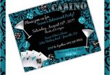 Lush Party Invitations Casino Party Invitations Casino Lush Casino Birthday