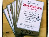 Mad Hatter Bridal Shower Invitation Wording Free Mad Hatter Tea Party Invitation Template