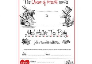Mad Hatter Tea Party Birthday Invitations 12 Cool Mad Hatter Tea Party Invitations