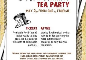 Mad Hatter Tea Party Birthday Invitations Mad Hatter Invitation Design