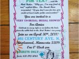 Mad Hatter Tea Party Bridal Shower Invitations Items Similar to Mad Hatter Tea Party Wedding Shower