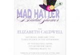 Mad Hatter Tea Party Bridal Shower Invitations Mad Hatter Bridal Shower Invitation 5" X 7" Invitation