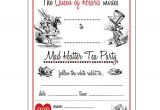 Mad Hatter Tea Party Invitation Template 12 Cool Mad Hatter Tea Party Invitations Kitty Baby Love