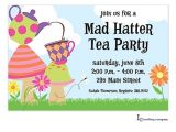 Mad Hatter Tea Party Invitation Template Free Party Invitation Clipart 54