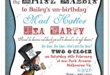 Mad Hatter Tea Party Invitations Free Printable Mad Hatter Invitation