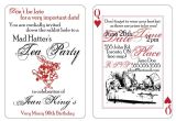 Mad Hatter Tea Party Invitations Free Printable Mad Hatter Party Invitation