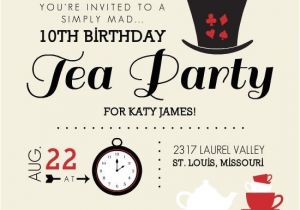 Mad Hatters Tea Party Invitation Ideas Mad Hatter Tea Party Invitations