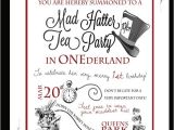 Mad Hatters Tea Party Invitation Ideas Tea Party In "one"derland or Just Wonderland if It S Not