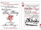 Mad Hatters Tea Party Invitations Free Templates Mad Hatter Tea Party Invitations