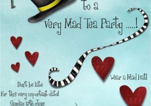 Mad Hatters Tea Party Invitations Free Templates Mad Hatters Tea Party Invitation Template Free