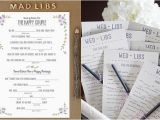 Mad Lib Wedding Invitation Fun Wedding Ideas Wedding Invitations A2zweddingcards