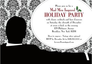 Mad Men Party Invitations Items Similar to Mad Men Holiday Party Mod yet Retro