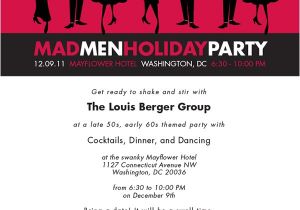Mad Men Party Invitations Mad Men Holiday Party Invitation On Aiga Member Gallery