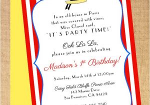Madeline Birthday Party Invitations Madeline Birthday Shower Invitation Printable