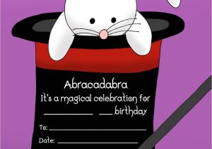 Magic Birthday Party Invitation Template 14 Printable Birthday Invitations Many Fun themes
